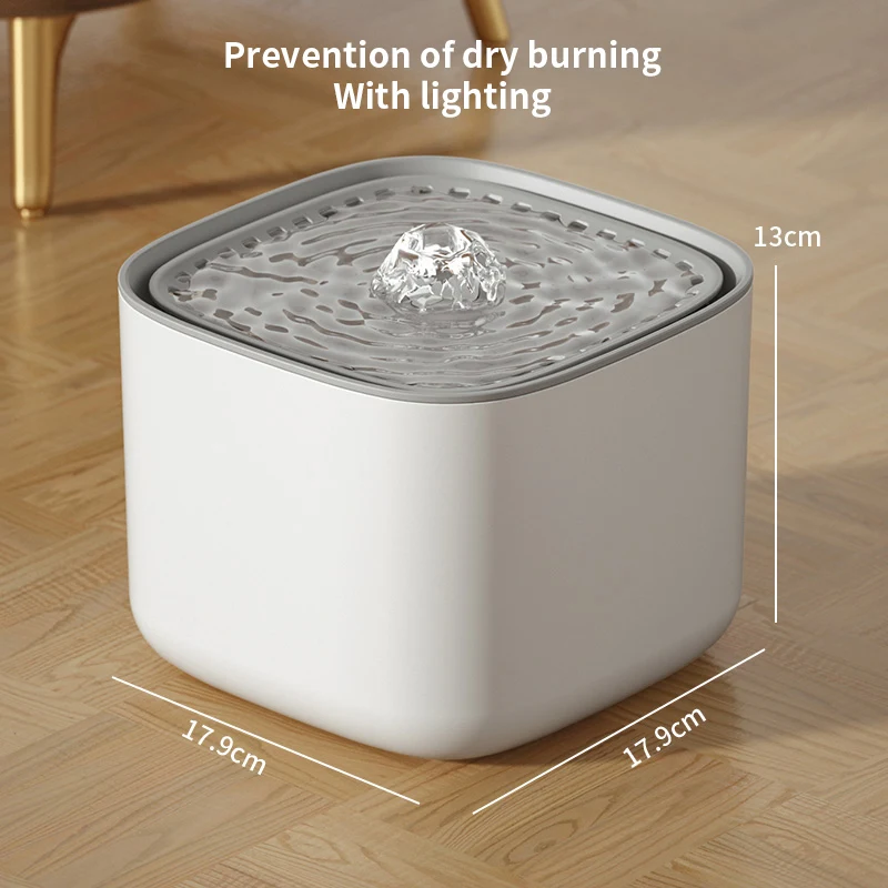 Automatic Pet Water Fountain 3L Quiet, Fresh & Filtered