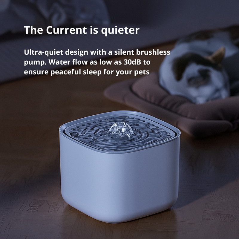 Automatic Pet Water Fountain 3L Quiet, Fresh & Filtered